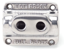 Load image into Gallery viewer, Edelbrock Polished Fuel Block Dual Carb Carburetors Edelbrock
