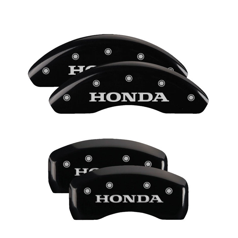MGP 4 Caliper Covers Engraved Front & Rear MGP Black finish silver ch Caliper Covers MGP