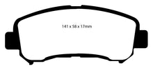 Load image into Gallery viewer, EBC 14+ Nissan Juke 1.6 Turbo Nismo RS Redstuff Front Brake Pads Brake Pads - Performance EBC   
