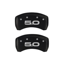 Load image into Gallery viewer, MGP 4 Caliper Covers Engraved Front &amp; Rear MGP Black finish silver ch Caliper Covers MGP
