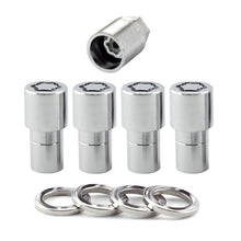 Load image into Gallery viewer, McGard Wheel Lock Nut Set - 4pk. (Long Shank Seat) 7/16-20 / 13/16 Hex / 1.75in. Length - Chrome Lug Nuts McGard
