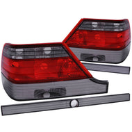 ANZO 1995-1999 Mercedes Benz S Class W140 Taillights Red/Smoke Tail Lights ANZO
