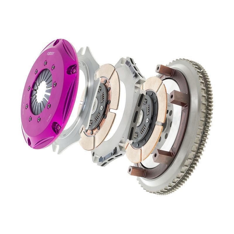 Exedy 2010-2012 Hyundai Genesis Coupe L4 Hyper Twin Cerametallic Clutch Sprung Center Disc Clutch Kits - Multi Exedy