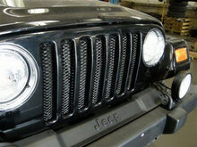 Load image into Gallery viewer, Rampage 1997-2006 Jeep Wrangler(TJ) Grille 3D Single Piece - Black Grilles Rampage
