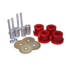 Load image into Gallery viewer, Energy Suspension 2015 Ford Mustang (Exc Cobra) Red Differential Mount Bushing Set Bushing Kits Energy Suspension
