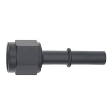 Load image into Gallery viewer, DeatschWerks 6AN Female Flare Swivel to 5/16in Male EFI Quick Disconnect - Anodized Matte Black Fuel Components Misc DeatschWerks
