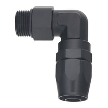 Load image into Gallery viewer, DeatschWerks 10AN ORB Female Swivel 90-Degree Hose End CPE - Anodized Matte Black Fittings DeatschWerks
