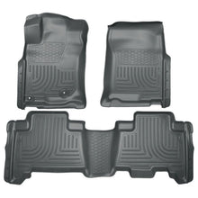 Load image into Gallery viewer, Husky Liners 10-12 Toyota 4Runner/Lexus GX460 WeatherBeater Combo Black Floor Liners Floor Mats - Rubber Husky Liners

