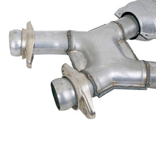 Load image into Gallery viewer, BBK 79-93 Mustang 5.0 Short Mid X Pipe w Catalytic Converters 2-1/2 For Automatic Long Tube Headers X Pipes BBK
