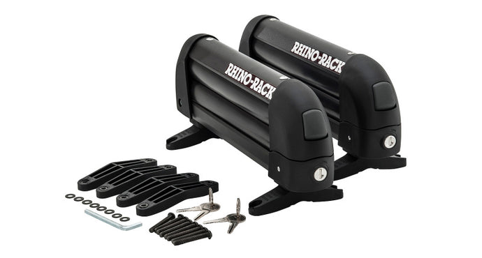 Rhino-Rack Universal Ski Carrier - Fits 2 Pairs of Skis - Black Winter Sport Racks Rhino-Rack