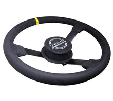 Load image into Gallery viewer, NRG Reinforced Steering Wheel (380mm) Nascar/ Alcantara 3 Spoke w/ NRG Logo/ Removable Crushed Pad Steering Wheels NRG
