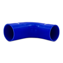 Load image into Gallery viewer, Mishimoto Silicone Reducer Coupler 90 Degree 2.75in to 3in - Blue Silicone Couplers &amp; Hoses Mishimoto
