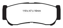 Load image into Gallery viewer, EBC 07-09 Hyundai Santa Fe 2.7 Greenstuff Rear Brake Pads Brake Pads - Performance EBC
