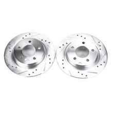 Load image into Gallery viewer, Power Stop 04-13 Mazda 3 Rear Evolution Drilled &amp; Slotted Rotors - Pair Brake Rotors - Slot &amp; Drilled PowerStop   
