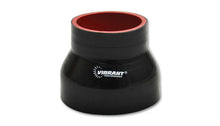 Load image into Gallery viewer, Vibrant Silicone Reducer Coupler 2.00in ID x 2.50in ID x 4.50in Long - Black Silicone Couplers &amp; Hoses Vibrant
