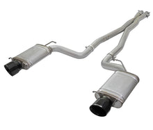 Load image into Gallery viewer, aFe Mach Force-Xp 3in CB Stainless Steel Dual Exhaust System w/ Black Tips 09-15 Cadillac CTS-V Catback aFe
