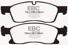 Load image into Gallery viewer, EBC 11+ Dodge Durango 3.6 Yellowstuff Front Brake Pads Brake Pads - Performance EBC   

