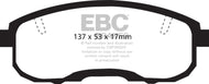 EBC 95-99 Infiniti I30 3.0 Ultimax2 Front Brake Pads Brake Pads - OE EBC   