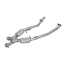 Load image into Gallery viewer, BBK 96-98 Mustang 4.6 GT High Flow X Pipe With Catalytic Converters - 2-1/2 Catback BBK
