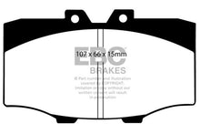 Load image into Gallery viewer, EBC 84-88 Toyota 4 Runner 2.4 Yellowstuff Front Brake Pads Brake Pads - Performance EBC   

