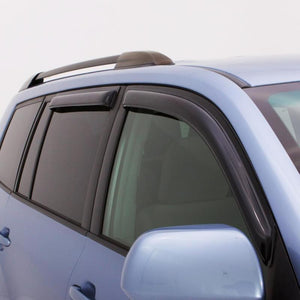 AVS 05-18 Toyota Hilux Access Cab Ventvisor Outside Mount Window Deflectors 4pc - Smoke Wind Deflectors AVS   