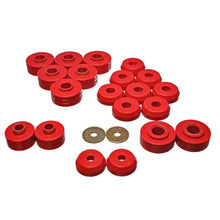 Load image into Gallery viewer, Energy Suspension 80-96 Ford Bronco 4WD Red Body Mount Set Bushing Kits Energy Suspension
