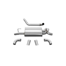 Load image into Gallery viewer, Corsa 2018-2024 Jeep Wrangler JL 2.5in Dual Rear Turn Down Exit Sport Axle-Back Exhaust Axle Back CORSA Performance
