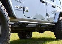Load image into Gallery viewer, N-Fab Trail Slider Steps 2020 Jeep Wrangler Gladiator JT 4 Door All Beds - SRW - Textured Black Body Armor &amp; Rock Rails N-Fab
