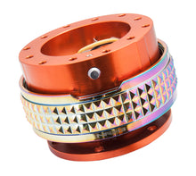 Load image into Gallery viewer, NRG Quick Release Kit - Pyramid Edition - Orange Body / Neochrome Pyramid Ring Quick Release Adapters NRG

