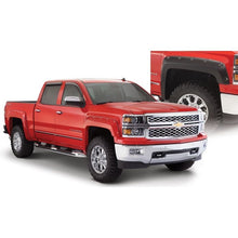 Load image into Gallery viewer, Bushwacker 14-18 Chevy Silverado 1500 Fleetside Pocket Style Flares 4pc - Black Fender Flares Bushwacker

