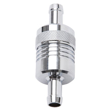 Load image into Gallery viewer, Edelbrock Fuel Filter Aluminum 3In X 01/ 1/8In 3/8In Inlet/Outlet Chrome Fuel Filters Edelbrock
