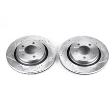 Load image into Gallery viewer, Power Stop 99-04 Chrysler 300M Front Evolution Drilled &amp; Slotted Rotors - Pair Brake Rotors - Slot &amp; Drilled PowerStop
