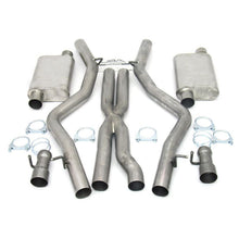 Load image into Gallery viewer, JBA 08-14 Dodge Challenger SRT8 6.1L/6.4L 409SS Dual Rear Exit Cat-Back Exhaust Catback JBA
