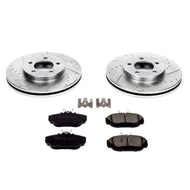 Power Stop 94-00 Ford Taurus Front Z23 Evolution Sport Brake Kit Brake Kits - Performance D&S PowerStop   