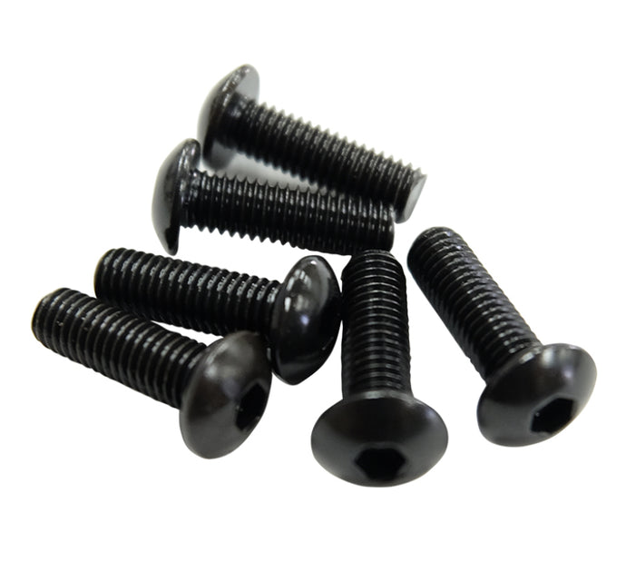 NRG Steering Wheel Screw Upgrade Kit (Flat) - Black Steering Wheels NRG