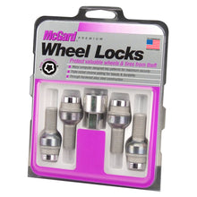 Load image into Gallery viewer, McGard Wheel Lock Bolt Set - 4pk. (Radius Seat) M14X1.5 / 17mm Hex / 28.2mm Shank Length - Chrome Wheel Bolts McGard
