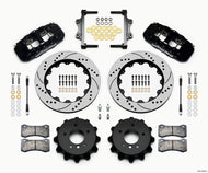 Wilwood AERO4 Rear Kit 14.00 Drilled 2007-2011 BMW E90 Series w/Lines Big Brake Kits Wilwood