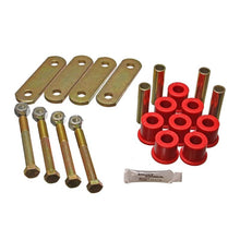 Load image into Gallery viewer, Energy Suspension Fd Heavy Duty Shackle Set - Red Bushing Kits Energy Suspension
