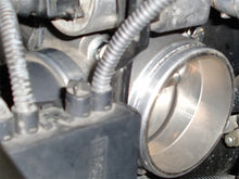 Load image into Gallery viewer, aFe Silver Bullet Throttle Body Spacers TBS BMW 325i (E46) 01-06 L6-2.5L Throttle Body Spacers aFe
