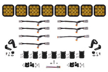 Load image into Gallery viewer, Diode Dynamics SS5 Pro Universal CrossLink 8-Pod Lightbar - Yellow Driving Light Bars &amp; Cubes Diode Dynamics   
