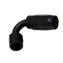 Load image into Gallery viewer, DeatschWerks 6 AN Female Flare Swivel 120-Degree Hose End CPE - Anodized Matte Black Fittings DeatschWerks
