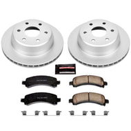 Power Stop 03-06 Cadillac Escalade Rear Z17 Evolution Geomet Coated Brake Kit Brake Kits - Performance Blank PowerStop