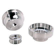 Load image into Gallery viewer, BBK 88-95 GM Truck 4.3 5.0 5.7 Underdrive Pulley Kit - Lightweight CNC Billet Aluminum (3pc) Pulleys - Crank, Underdrive BBK
