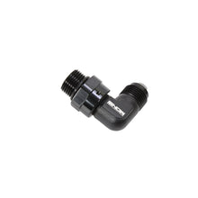 Load image into Gallery viewer, Snow -8 ORB to -8AN 90 Degree Swivel Fitting (Black) Fittings Snow Performance
