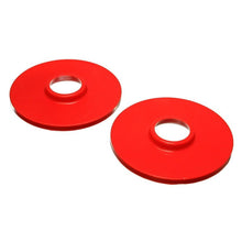 Load image into Gallery viewer, Energy Suspension 97-06 Jeep Wrangler YJ &amp; TJ Red Rear Coil Spring Isolator Set Bushing Kits Energy Suspension
