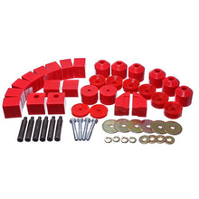 Load image into Gallery viewer, Energy Suspension 86-95 Suzuki Samurai Red 1in Lift Body Mount Set Bushing Kits Energy Suspension
