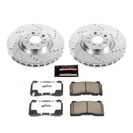 Power Stop 04-07 Volvo S60 Front Z26 Street Warrior Brake Kit Brake Kits - Performance D&S PowerStop   