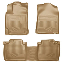 Load image into Gallery viewer, Husky Liners 10-13 Lexus RX350/RX450h WeatherBeater Tan Front &amp; 2nd Seat Floor Liners Floor Mats - Rubber Husky Liners
