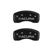 Load image into Gallery viewer, MGP 4 Caliper Covers Engraved Front &amp; Rear Acura Red finish silver ch Caliper Covers MGP
