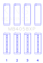 Load image into Gallery viewer, King Nissan VQ35DE (Size STDX) Performance Main Bearing Set Bearings King Engine Bearings
